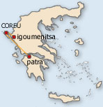 Map of Corfu
