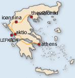 Karte von Lefkada