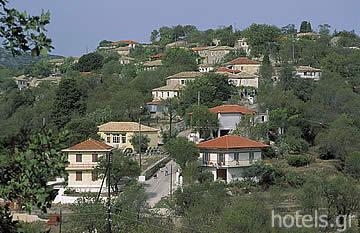 Lefkada Island, Spanochori Village