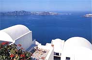 Heliotopos Apartments,Kiklades,Santorini,Imerovigli,Volcano View,sea,beach,,garden