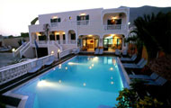 Stelios Place Hotel, Perissa, Santorini, Cyclades, close to the beach, with swimming pool 