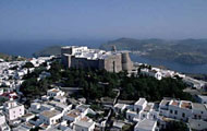 Artemis Hotel,Patmos,Dodecanissa Islands,Greece,Beach,Sea,Panoramic View