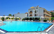Greece, North Aegean, Samos, Kokkari, Venus Hotel, with pool