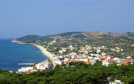 Greece, Greek Islands, Aegean, Thassos, Skala Potamias, Anastasia Rooms, close to the beach