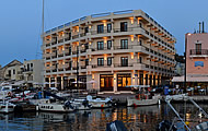 Greece, Crete, Chania, Old Harbour, Porto Veneziano Hotel