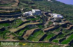 Der Ort Ano Meria auf Folegandros