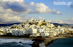 Die Stadt Chora auf Naxos