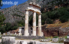 Archäologische Stätte in Delphi