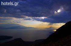 Panorama über den Golf von Korinth