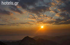 Sunset in Taigetos Mountain