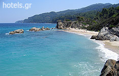 Spiaggia di Karydi, in Vourvourou, Calcidica