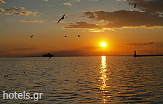 Sonnenuntergang in Thessaloniki
