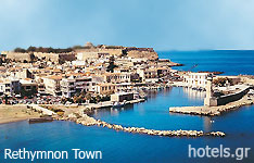 Rethymnon prefecture crete island hotels and apartments greece