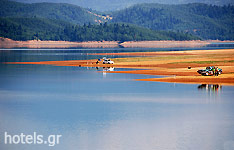 Der See Plastiras in Karditsa