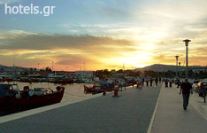 Le port de la ville de Volos