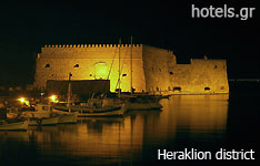 heraklion prefecuture crete island hotels and apartments greece
